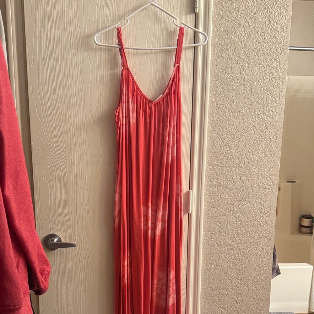 Knox Rose Pink and White Maxi Dress